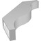 Ekena Millwork 3-in. W x 18-in. D x 24-in. H Funston Architectural Grade PVC Knee Brace BRCP03X18X24FST - alternate 4
